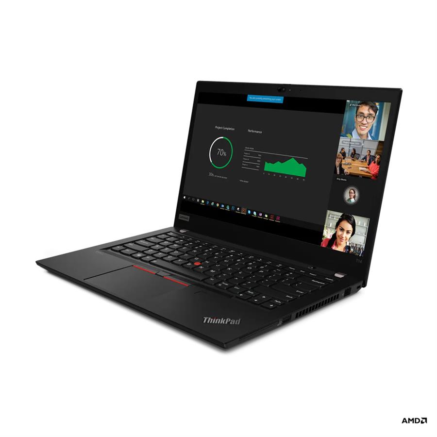 Notebook ThinkPad T14 Gen2 Ryzen 5 PRO 5650U 8GB 256GB SSD M.2 14" Full HD Win 10 PRO 20XLS2VU00