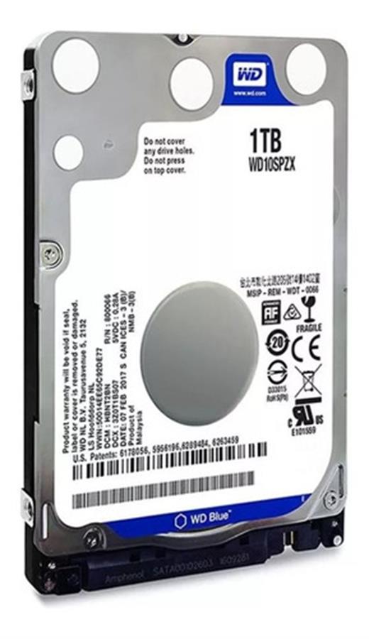 Disco rígido 1TB 5400 rpm 2,5"